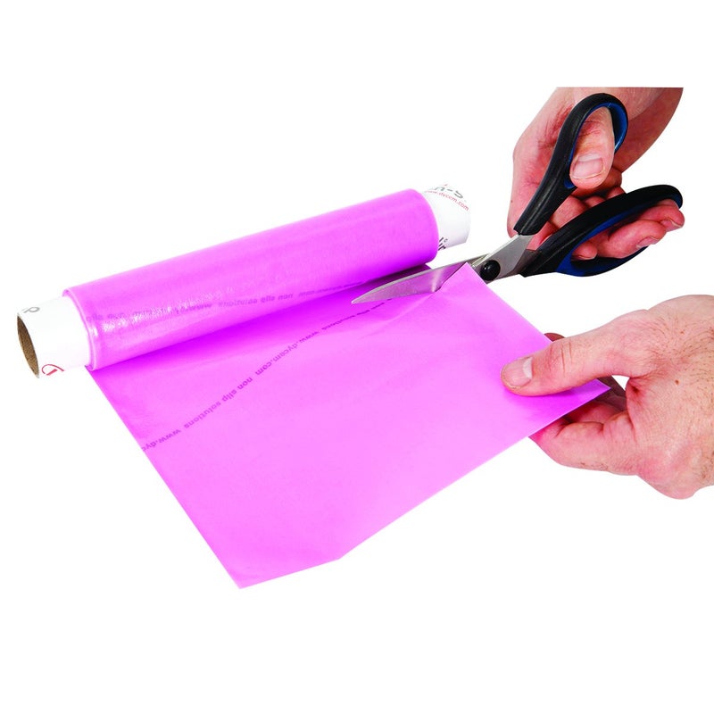 Dycem Non Slip Material Roll, 8""x3-1/4 Foot, Pink - Image 1